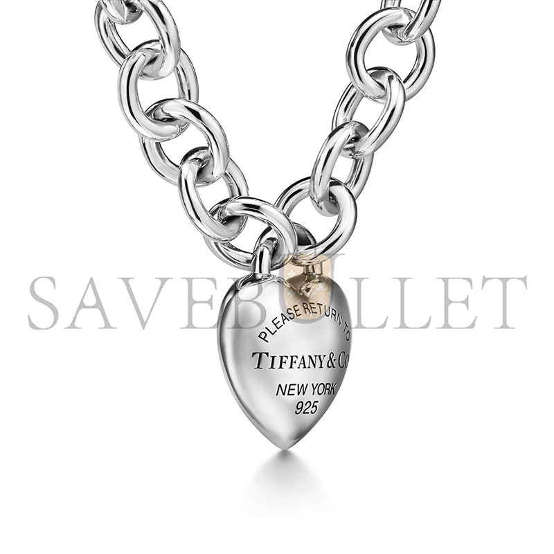 TIFFANY FULL HEART TOGGLE NECKLACE IN STERLING SILVER 73333342